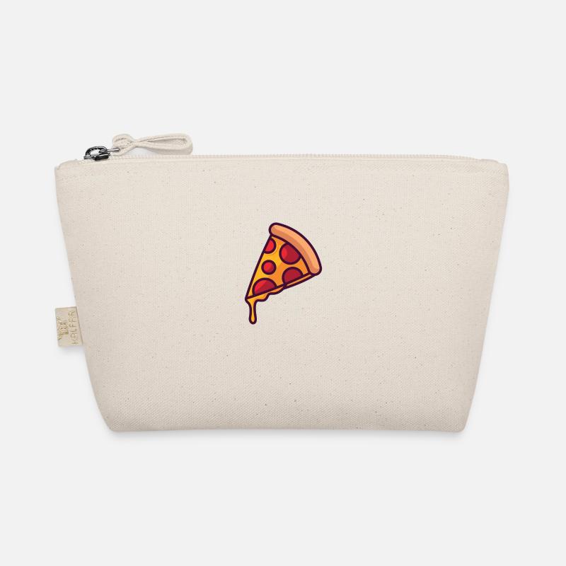 delicious pizza piece Organic Pouch