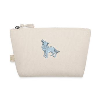 Cartoon wolf - Organic Pouch - nature - Front