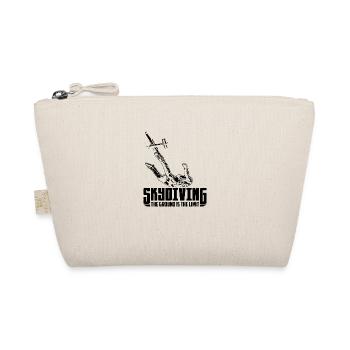 Skydive | Skydiver skydiving hobby gift - Organic Pouch - nature - Front