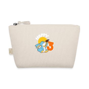 3 ans anniversaire garçon fille un lapin 3. - Trousse biologique - nature - Devant