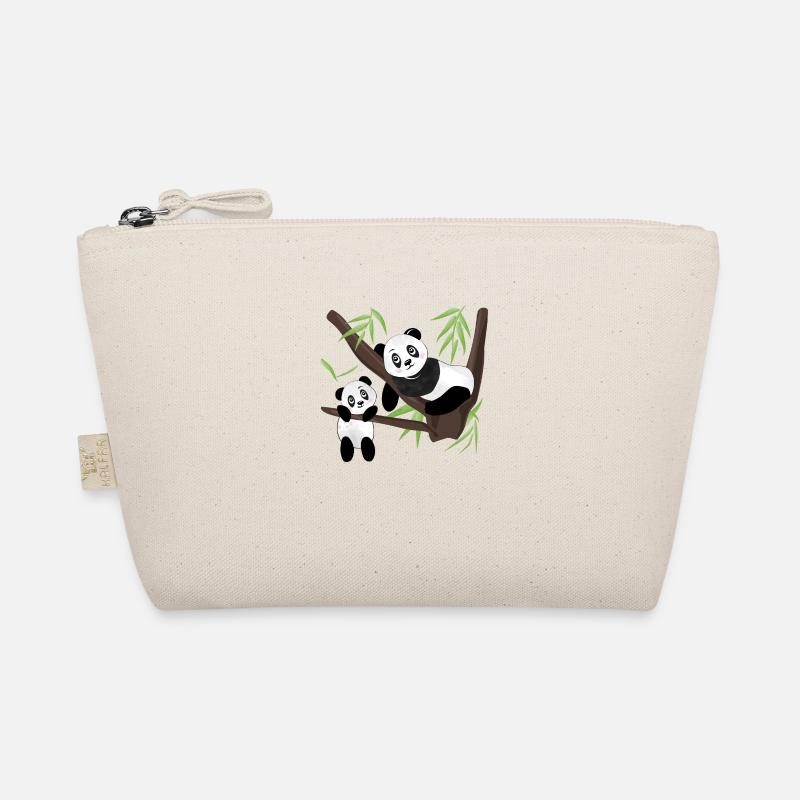 Panda - Bio-Täschchen - Natur