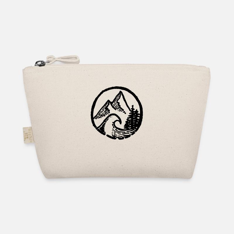 Logo Mountains, Forest & Wave Organic Pouch