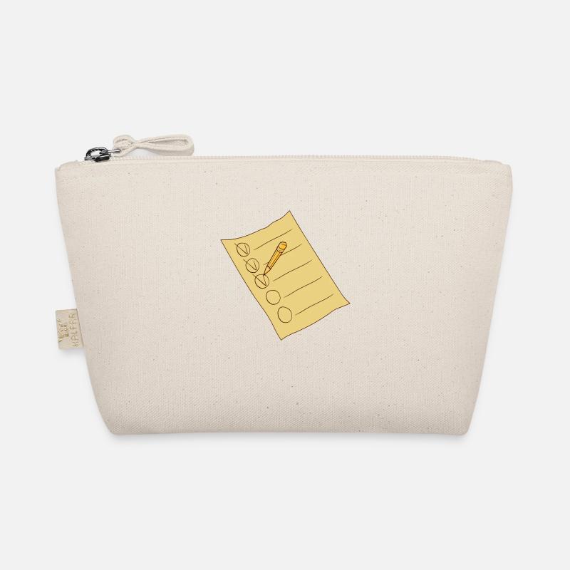 Strichliste Liste Abhaken Bio-Täschchen