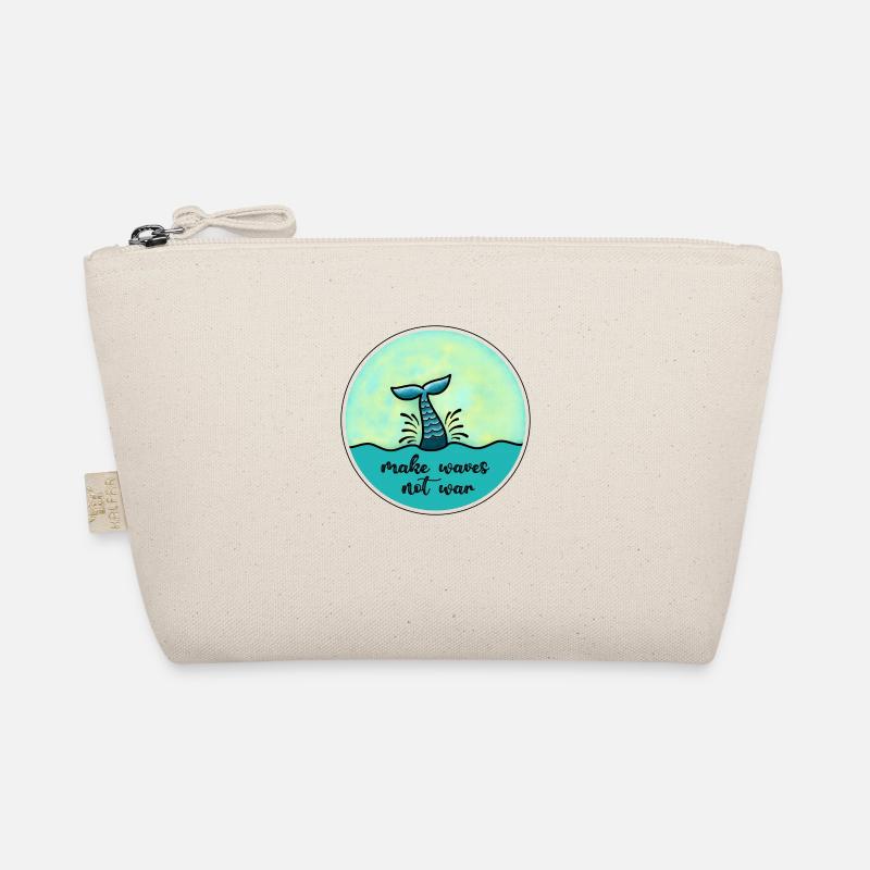 Make waves not war Organic Pouch