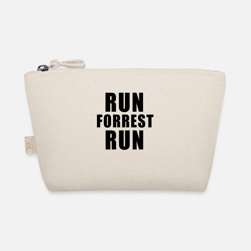 RUN FORREST RUN BLACK Bio-Täschchen