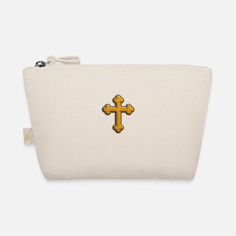 Orthodoxes Kreuz - Bio-Täschchen - Natur