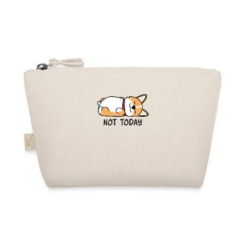 Sleeping lazy dog - Organic Pouch - nature - Front
