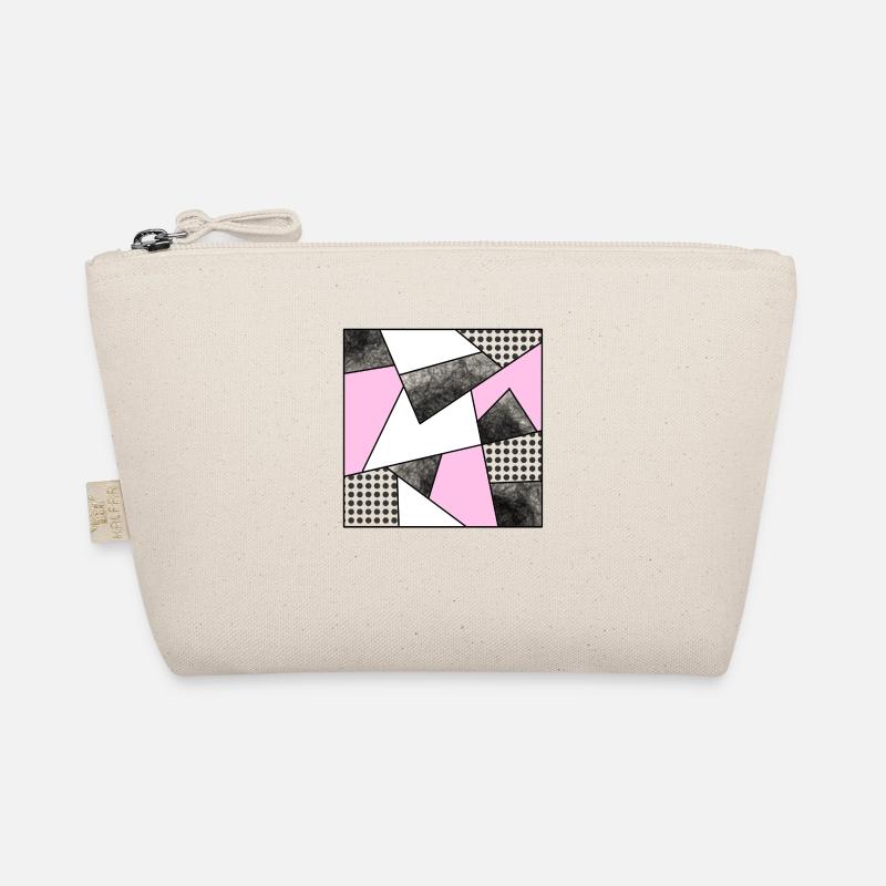 Mosaic modern pink Organic Pouch