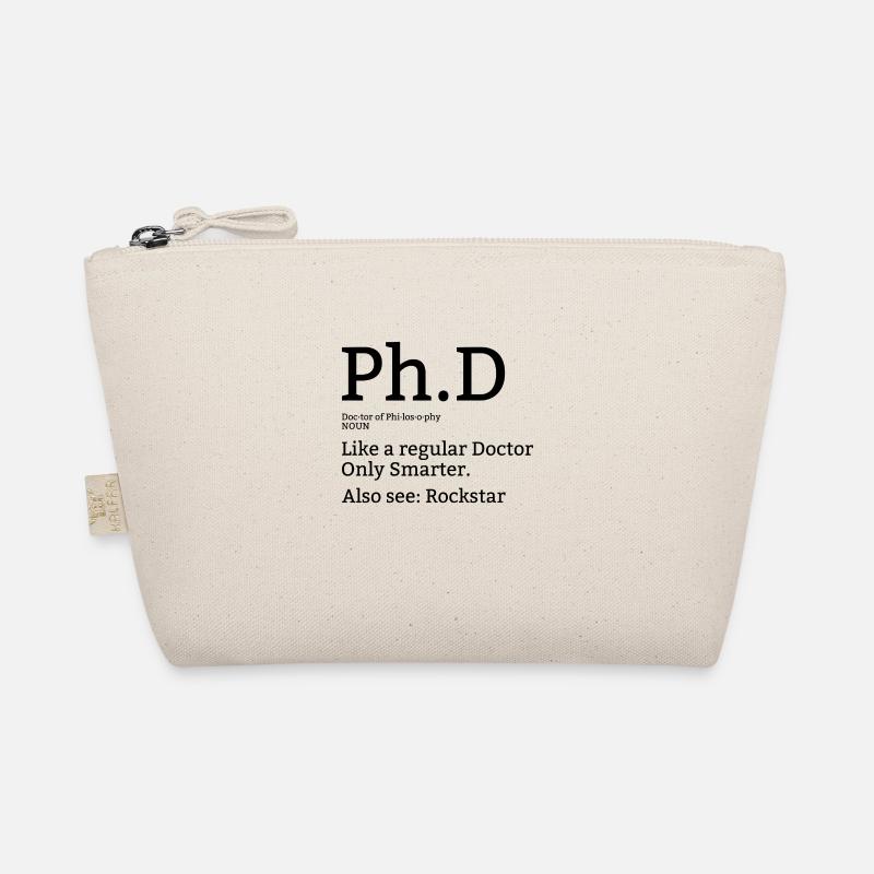Phd Doktor Student Uni Spruch Geschenk Bio-Täschchen