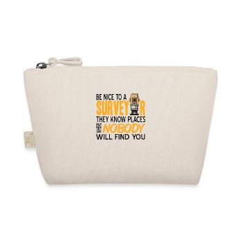 Surveyor Surveyor Job Gift - Organic Pouch - nature - Front