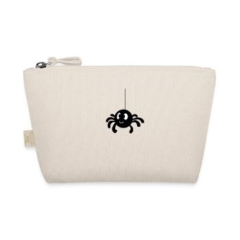 cute spider halloween gift spider costume - Organic Pouch - nature - Front