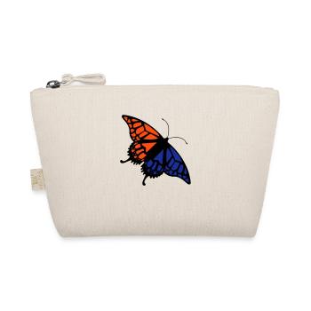 Butterfly (colors customizable) - Organic Pouch - nature - Front