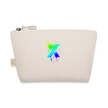 Buntes X | Symbol | Geschenke | Farbverlauf - Bio-Täschchen - Natur - Vorne