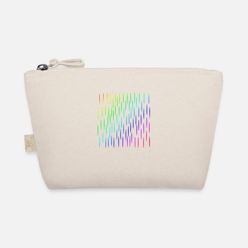 Colorful stripes | | patterns Shapes | Symbol Organic Pouch