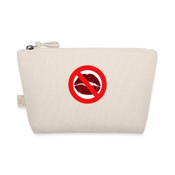 Kissing forbidden kiss mouth lips kiss prohibition distance - Organic Pouch - nature - Front