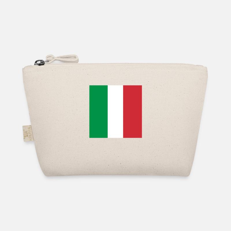 italy flag Organic Pouch