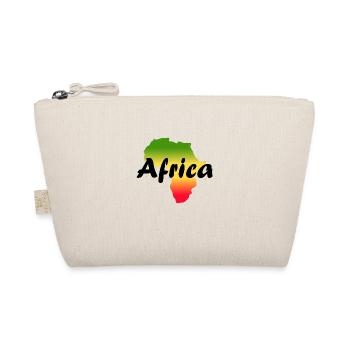T-shirt africa green yellow red reggae - Organic Pouch - nature - Front