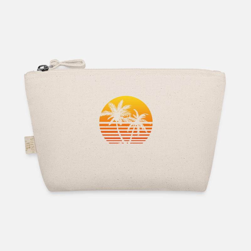 Palm Sunset - Bio-Täschchen - Natur