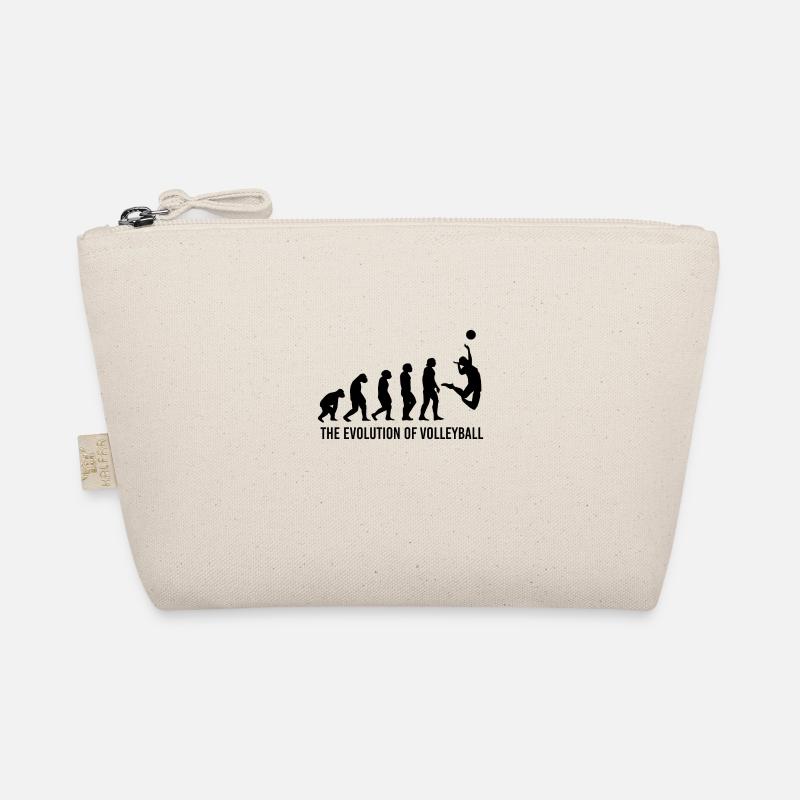 Volleyball Evolution Volleyballer Trainer Coach Organic Pouch