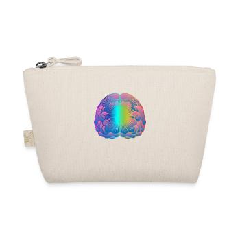 Brain template brain cell brain psychology - Organic Pouch - nature - Front