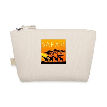 safari mit giraffen,safari,giraffen - Bio-Täschchen - Natur - Vorne