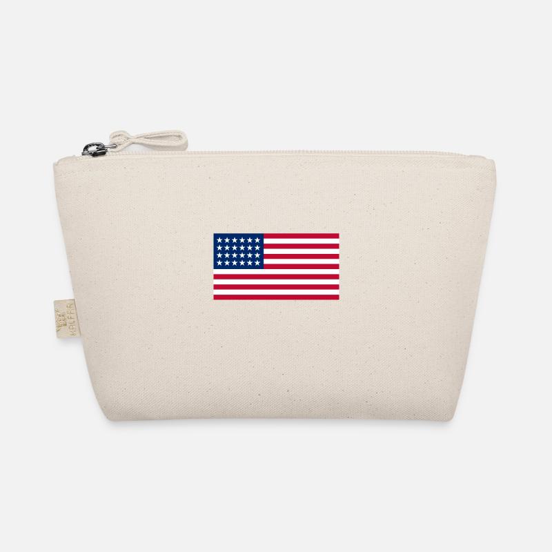 American Flag - Organic Pouch - nature