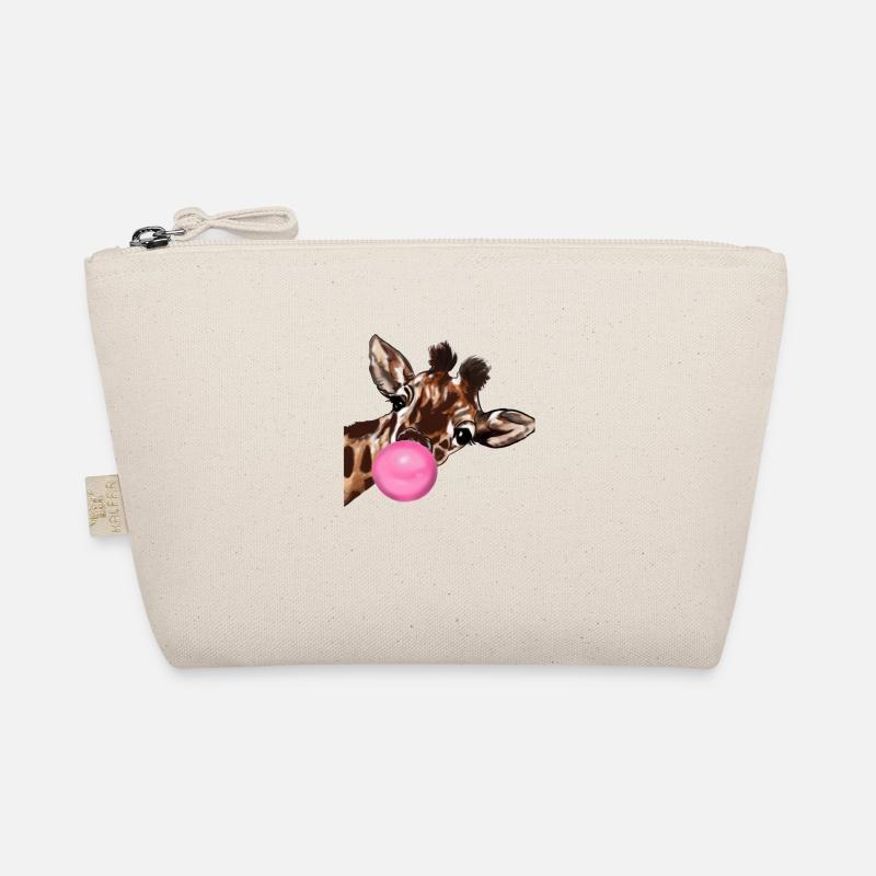 Giraffe with bubble gum Organic Pouch
