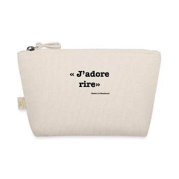"J'adore rire" - Karine Le Marchand - Trousse biologique - nature - Devant