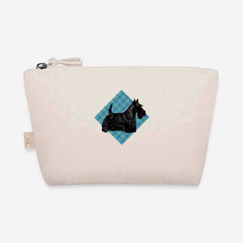 Scottish terrier on scottish - Organic Pouch - nature
