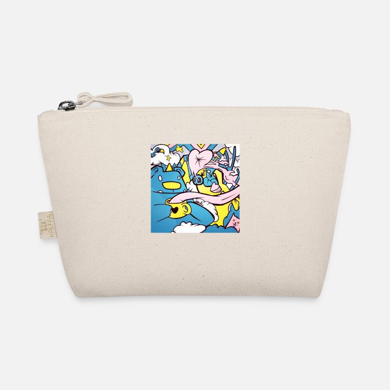 Graffiti style bear Organic Pouch