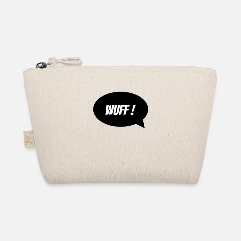 Speech bubble "Woof" Organic Pouch