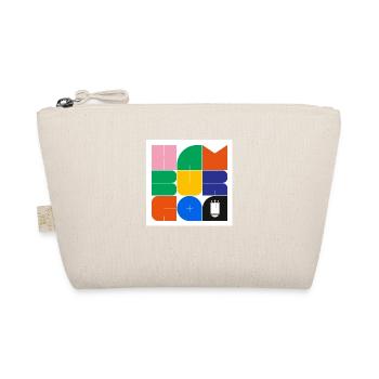 Hamburg Design abstrakt minimalistisch mit Wappen - Bio-Täschchen - Natur - Vorne