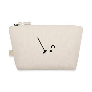 Croquet Sport Croquet Bat Croquet Crocket - Organic Pouch - nature - Front