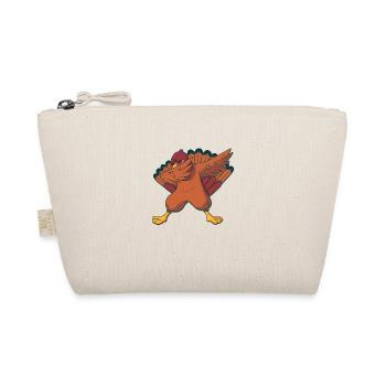 turkey dabbing - Organic Pouch - nature - Front