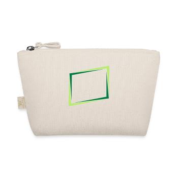 Rectangle frame sign - Organic Pouch - nature - Front
