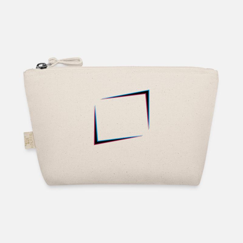 3D effect frame Organic Pouch