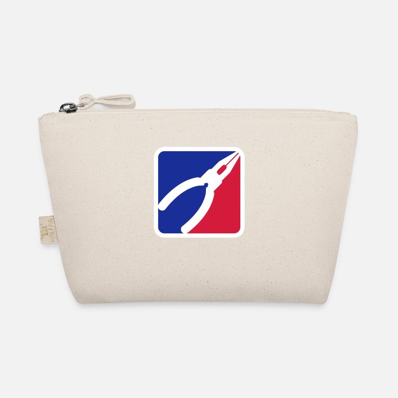 Zange Werkzeug Logo - Bio-Täschchen - Natur