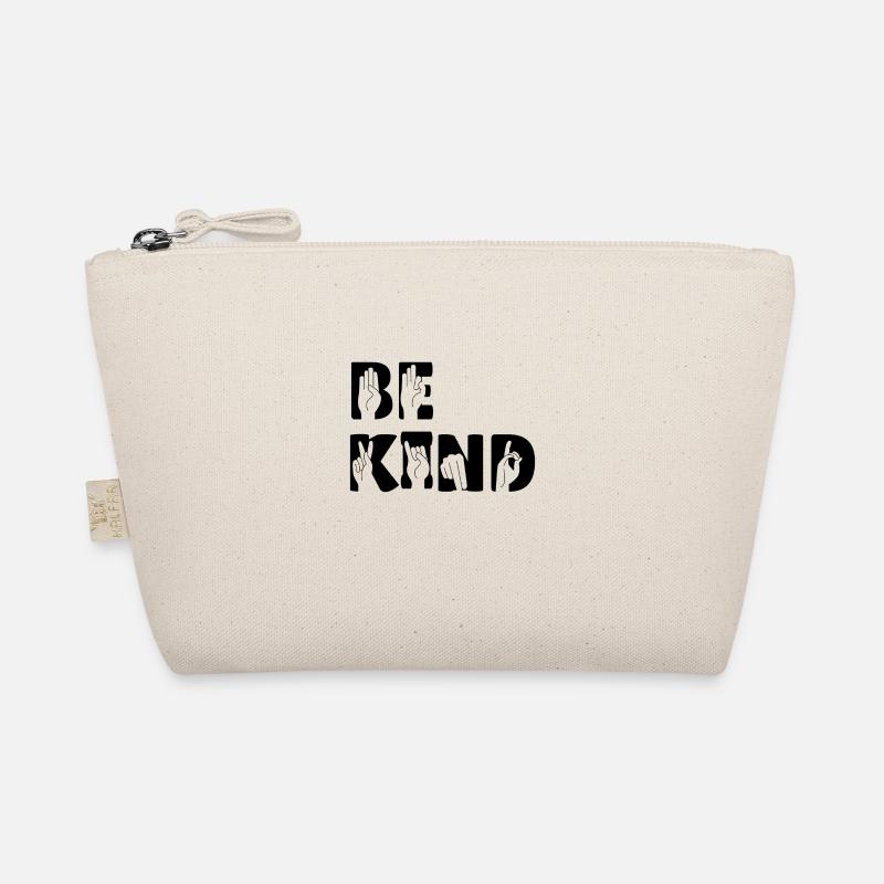 BE KIND - Lormen Sign Language Organic Pouch