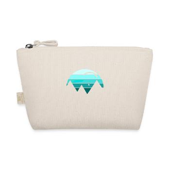 Paraglider Paragliding Mountains Vintage - Organic Pouch - nature - Front