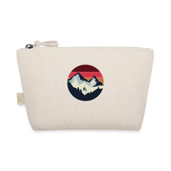 Mountain bike MTB mountain biker bike downhill - Organic Pouch - nature - Front