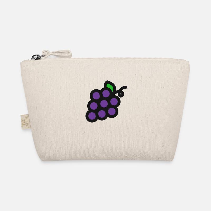 Trauben Geschenk Obst Gesund Vegan Frucht Traube - Bio-Täschchen - Natur
