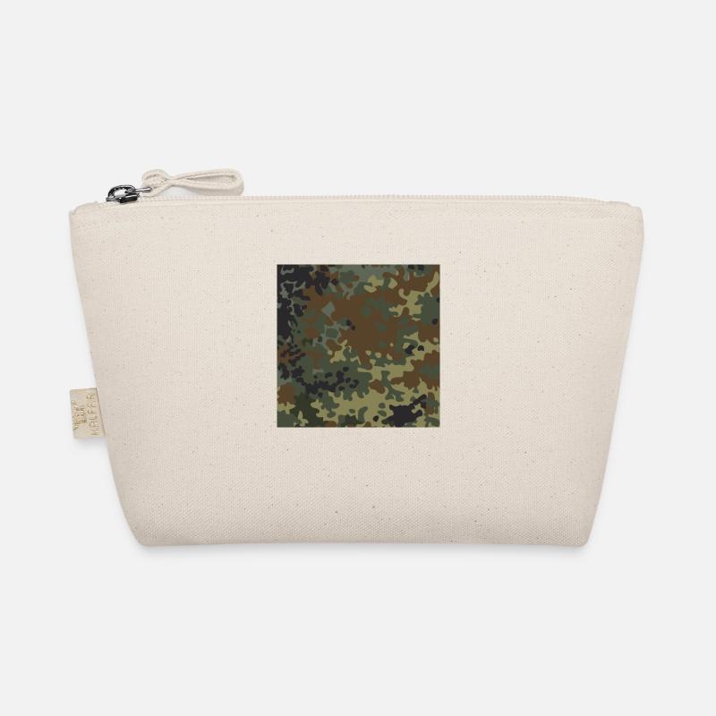 Deutsche Flecktarn-Tarnung Bio-Täschchen