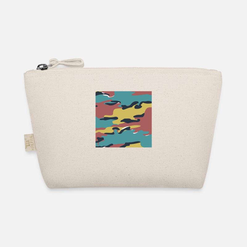 Belgian jigsaw camouflage texture Organic Pouch