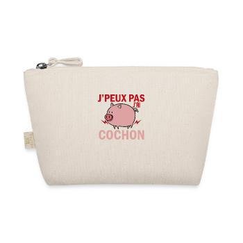 J'peux pas j'ai Cochon - Trousse biologique - nature - Devant
