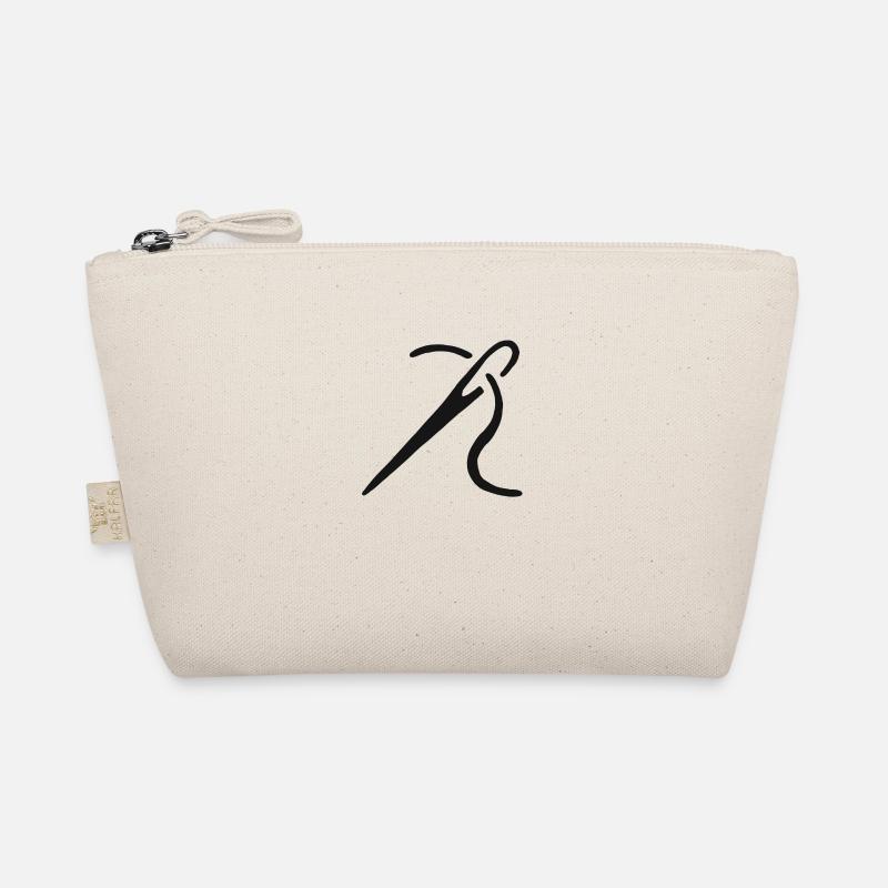 Sewing needle tailor gift thread sewing knitting Organic Pouch