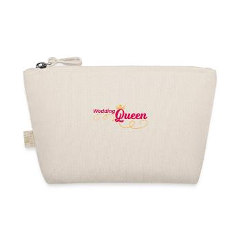 Wedding Queen Bride Wedding Marriage Gift - Organic Pouch - nature - Front