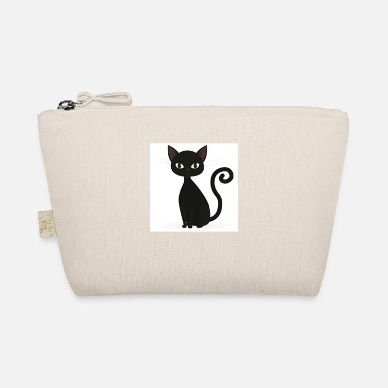 schwarze Katze Bio-Täschchen