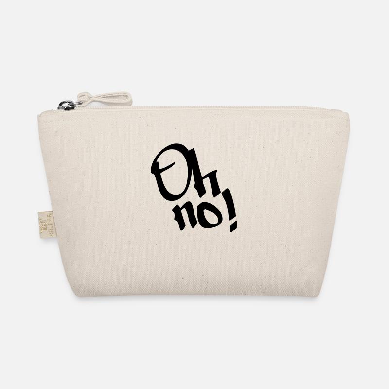 Oh no, Oh no! Graffiti, Designfarbe editierbar - Bio-Täschchen - Natur