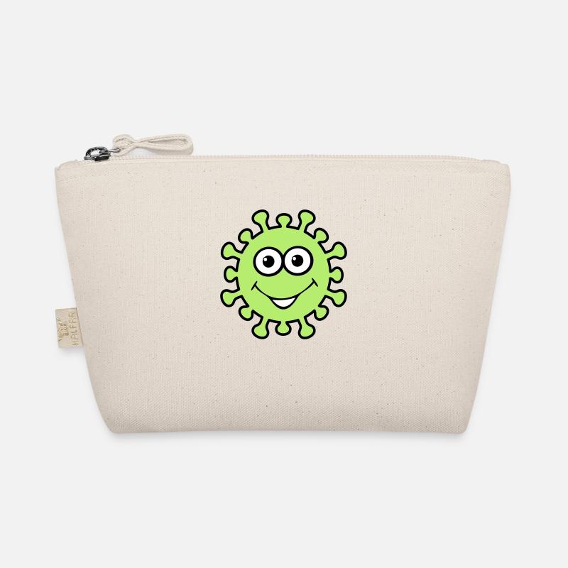Happy Virus - Bio-Täschchen - Natur