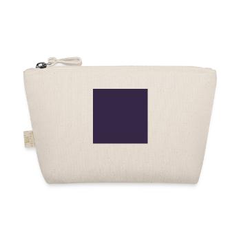 Dark violet, violet (also customizable) - Organic Pouch - nature - Front